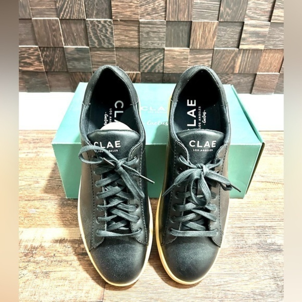 CLAE BRADLEY | CACTUS | BLACK | VEGAN LEATHER | SNEAKERS